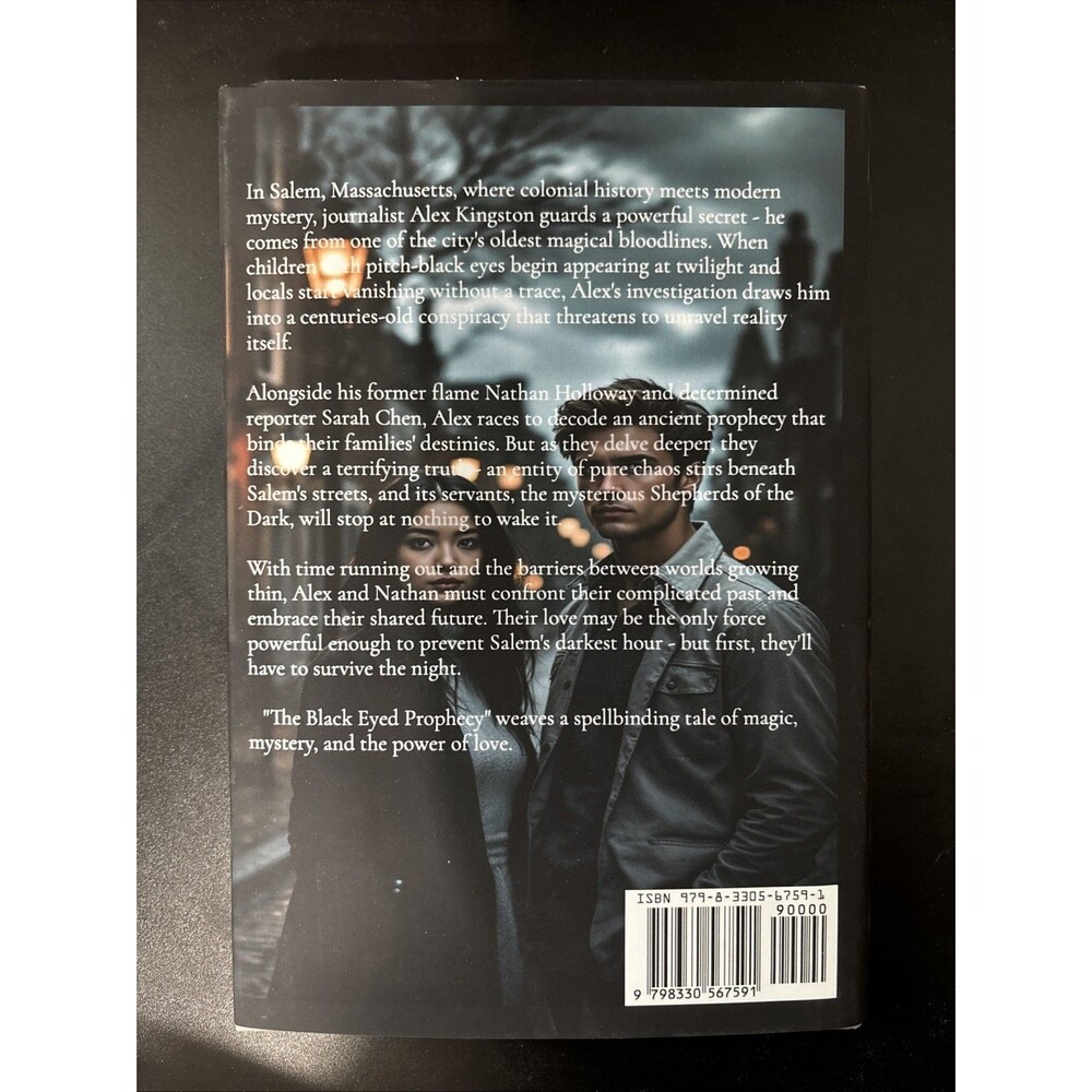 The Black Eyed Prophecy by C.K. Gilmore Hardcover Book - Picture 2 of 2